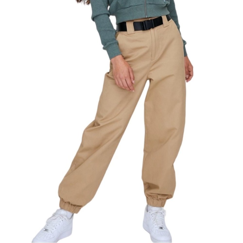 Aritzia Tna Oversized Cargo Pant Jogger Taupe Small